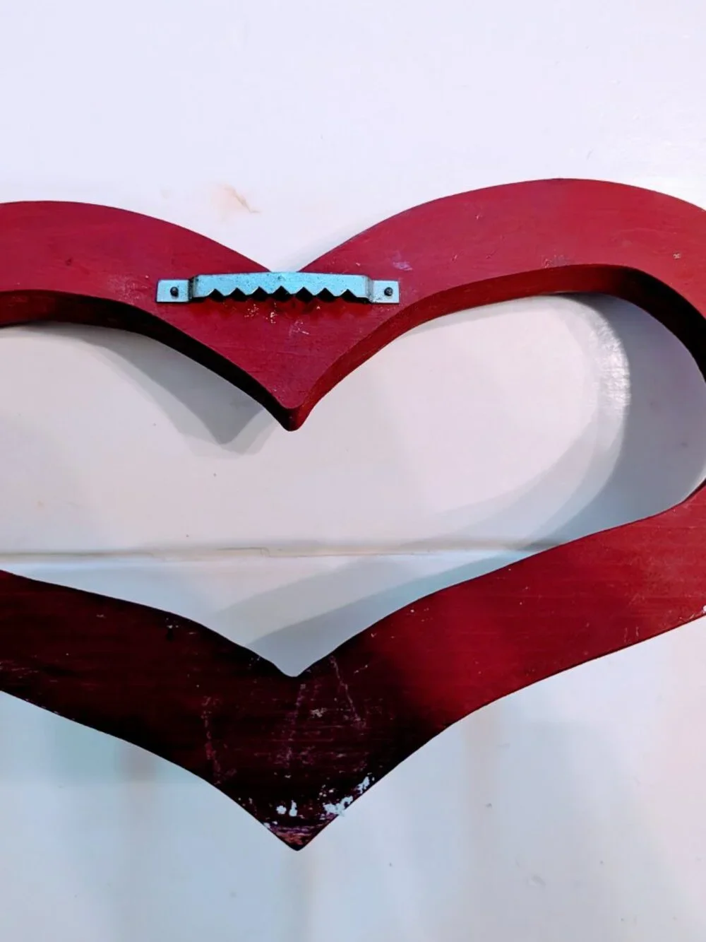 VTG Entryway Heart Hanging Key Holder & Welcome Village Houses Cottagecore 80s